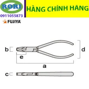 Alternative view of Kìm cắt nhựa Fujiya 910-125