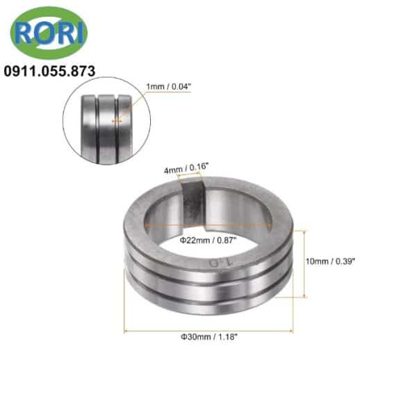 Bánh xe tải dây là phụ kiện máy hàn, có nhiệm vụ hỗ trợ tỳ, kéo và dẫn dây hàn ra, cung cấp dây hàn cho mỏ hàn Mig. Bánh xe tải dây Binzel 30x22x10 là sản phẩm phù hợp với các đầu cấp dây hàn kiểu binzel, được rất nhiều đơn vị tin tưởng và lựa chọn. Giải pháp RORI là đơn vị uy tín chuyên cung cấp và phân phối chính hãng các dụng cụ - thiết bị- phụ kiện hàn, cắt, bảo hộ lao động, bảo hộ - vật tư phòng sơn, phòng sạch, máy cầm tay, máy công nghiệp, dụng cụ - thiết bị điện, vật tư kim khí, vật tư công nghiệp,... tại trị trường miền Trung, đặc biệt là các tỉnh Huế, Đà Nẵng, Quảng Nam, Quảng Ngãi.