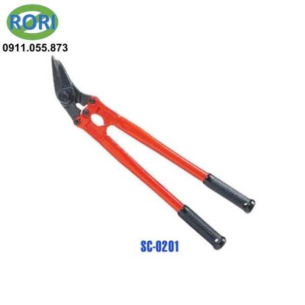 SC-0201 Kìm cộng lực cắt dây đai 450mm. đây là mẫu kìm đặc biệt, chuyên dụng cho việc cắt các loại dây đai. với kích thước bản đai có thể cắt lên đến 51x1.2mm. Giải pháp RORI tự hào là đơn vị uy tín chuyên cung cấp và phân phối chính hãng các sản phẩm dụng cụ cầm tay, máy cầm tay, vật tư công nghiệp, thiết bị phòng sơn, phòng sạch, bảo hộ lao động,....tại khu vực miền Trung, đặc biệt là các tỉnh Huế, Đà Nẵng, Quảng Nam, Quảng Ngãi.