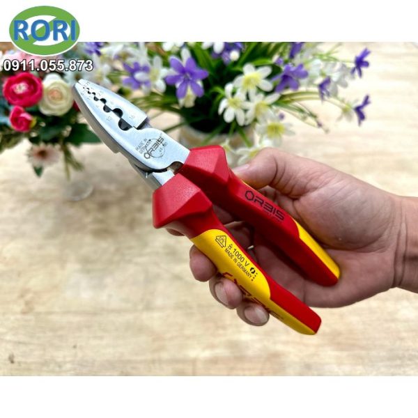 Kìm bấm Cos 7 inch ORBIS 49-1800/44RV là mẫu kìm bấm cos được sản xuất bởi thương hiệu ORBIS (Orbiswill). Thiết kế cùng công dụng phù hợp và chuyên dụng cho thợ điện. Với khả bấm nhiều kích cỡ đầu cos, đáp ứng và hỗ trợ nhiều các công việc thi công và sửa chữa hệ thống điện... Giải pháp RORI tự hào là đơn vị uy tín, chuyên cung cấp và phân phối chính hãng các loại dụng cụ cầm tay, dụng cụ - thiết bị - vật tư kim khí, máy công cụ, dụng - thiết bị điện, vật tư phòng sơn, phòng sạch, bảo hộ lao động,... tại khu vực Miền Trung. Đặc biệt là tại các tỉnh Huế, Đà Nẵng, Quảng Nam, Quảng Ngãi.