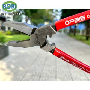 Kìm thợ điện bấm cos ORBIS 46-2250/2622 là mẫu kìm đa năng đầu bằng được sản xuất bởi thương hiệu ORBIS (Orbiswill). Thiết kế cùng công dụng phù hợp và chuyên dụng cho thợ điện. Với tích hợp thêm khả năng bấm cos, đáp ứng và hỗ trợ nhiều công việc. Giải pháp RORI tự hào là đơn vị uy tín, chuyên cung cấp và phân phối chính hãng các loại dụng cụ cầm tay, dụng cụ - thiết bị - vật tư kim khí, máy công cụ, dụng - thiết bị điện, vật tư phòng sơn, phòng sạch, bảo hộ lao động,... tại khu vực Miền Trung. Đặc biệt là tại các tỉnh Huế, Đà Nẵng, Quảng Nam, Quảng Ngãi.