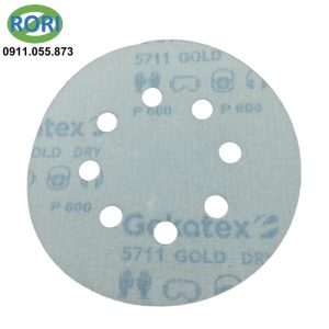 Gekatex PN5711 - Giấy nhám đĩa P600 có lông dán là mẫu sản phẩm giấy nhám có khả năng hỗ trợ mài, chà nhám bề mặt sản phẩm với tính hiệu quả cao. Thiết kế lông gai dán ở mặt sau, giúp thao tác lắp và đế mài và thay thế trở nên dễ dàng. Giúp tăng độ hoàn thiện và giá trị của sản phẩm. Giải pháp RORI tự hào là đơn vị uy tín, chuyên cung cấp và phân phối chính hãng các loại dụng cụ cầm tay, dụng cụ - thiết bị - vật tư kim khí, máy công cụ, dụng - thiết bị điện, vật tư phòng sơn, phòng sạch, bảo hộ lao động,... tại khu vực Miền Trung. Đặc biệt là tại các tỉnh Huế, Đà Nẵng, Quảng Nam, Quảng Ngãi.