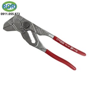 Kìm mỏ lết PRESSwrench ORBIS - 190-1800/5522, là mẫu sản phẩm kết hợp giữa kìm và mỏ lết, được sản xuất bởi thương hiệu ORBIS (Orbiswill). Với khả năng kẹp chặt và điều chỉnh linh hoạt. Đây sẽ là công cụ hữu ích cho các công việc cần giữ - kẹp chặt, các công việc liên quan đến chi tiết ren, đai ốc,... Giải pháp RORI tự hào là đơn vị uy tín, chuyên cung cấp và phân phối chính hãng các loại dụng cụ cầm tay, dụng cụ - thiết bị - vật tư kim khí, máy công cụ, dụng - thiết bị điện, vật tư phòng sơn, phòng sạch, bảo hộ lao động,... tại khu vực Miền Trung. Đặc biệt là tại các tỉnh Huế, Đà Nẵng, Quảng Nam, Quảng Ngãi.