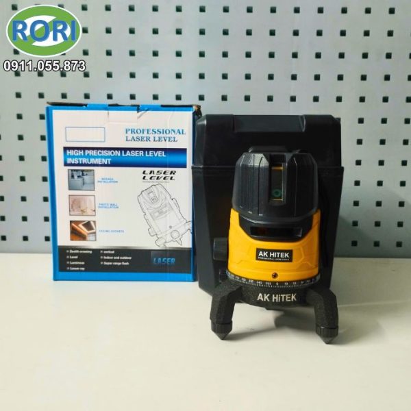 Kết hợp với độ chính xác cao và 5 tia laser xanh có độ sáng mạnh, điều chỉnh linh hoạt,... Máy cân bằng Laser AK HiTEK AK-016 được xem là công cụ hỗ trợ lý tưởng và phù hợp cho các công việc liên quan đến xây dựng và trang trí nội - ngoại thất.
