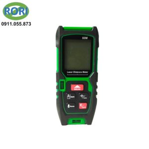 Máy đo khoảng cách laser 80m AK-Y80 với thiết kế nhỏ gọn và độ chính xác cao, tích hợp 2 ống bọt thủy lấy hướng cho tia đo nằm ngang và dọc giúp công việc đo đạc nhanh chóng và chính xác hơn.