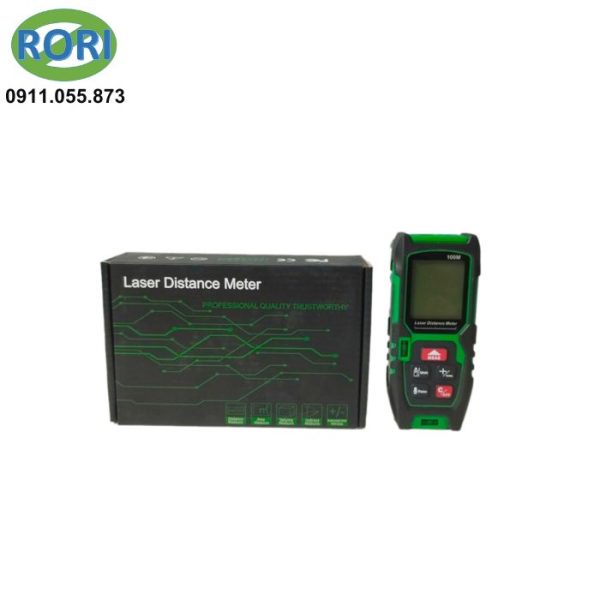Máy đo khoảng cách laser 100m AK-Y100 với thiết kế nhỏ gọn và độ chính xác cao, tích hợp 2 ống bọt thủy lấy hướng cho tia đo nằm ngang và dọc giúp công việc đo đạc nhanh chóng và chính xác hơn.