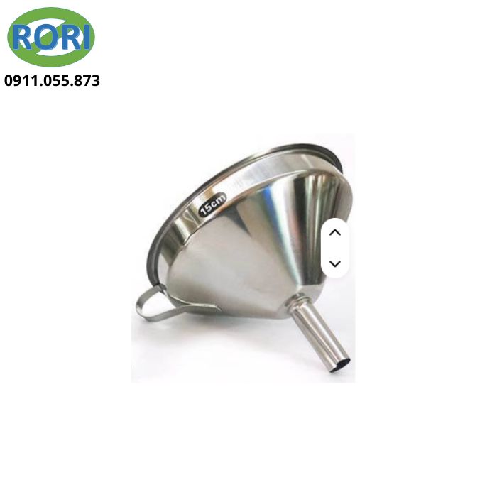 phễu inox 304 cao cấp chính hãng, tiện lợi. phù hợp sử dụng cho rót chất lỏng, sang chiết nguyên liệu