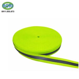 dây vải phản quang dùng để cảnh báo và tăng khả năng nhận diện trong điều kiện thiếu sáng, giúp đảm bảo an toàn cho người và khu vực làm việc.