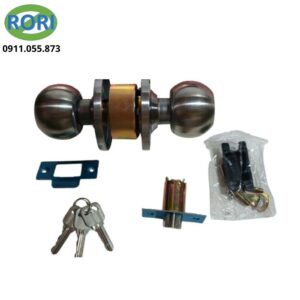 khóa cửa tay nắm tròn chính hãng, dùng để khóa và mở cửa trong các hệ cửa thông dụng