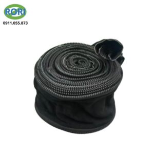 Vỏ bọc cáp hàn da có khóa kéo, chất liệu dày chịu nhiệt tốt, chuyên dùng bảo vệ dây hàn trong môi trường cơ khí.