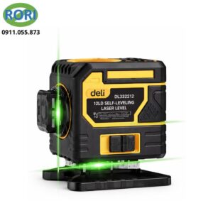 Máy cân bằng laser Deli EDL332212 là thiết bị đo đạc chuyên dụng, hỗ trợ thi công nhanh chóng và chính xác. Sản phẩm sử dụng tia laser xanh hiện đại, hiển thị rõ nét ngay cả trong môi trường ánh sáng mạnh.