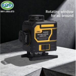 Máy cân bằng laser Deli EDL332216 là thiết bị đo đạc chuyên dụng, hỗ trợ thi công nhanh chóng và chính xác. Sản phẩm sử dụng tia laser xanh hiện đại, hiển thị rõ nét ngay cả trong môi trường ánh sáng mạnh.