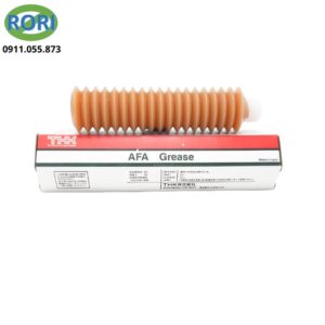 Mỡ bôi trơn THK AFA (AFA Grease) là loại mỡ đa dụng, được phát triển bởi THK. Chuyên dùng cho các hệ thống chuyển động tuyến tính như LM Guide (ray trượt), Ball Screw (vít me bi), vòng bi và cụm trượt cơ khí chính xác. Sản phẩm sử dụng dầu tổng hợp cao cấp và chất làm đặc gốc Urea, giúp giảm ma sát, bôi trơn ổn định, vận hành êm và duy trì khả năng bôi trơn trong thời gian dài.