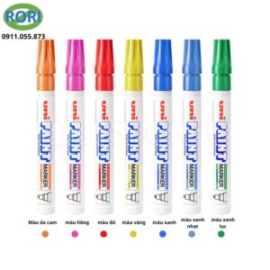 Bút đánh dấu Unipaint PX-20 là dòng bút sơn công nghiệp cao cấp chuyên dùng để ghi chú, đánh dấu và phân loại trên nhiều bề mặt vật liệu khác nhau. Với thiết kế ngòi bút kích thước 2.2 – 2.8mm, sản phẩm cho nét viết rõ ràng, đều màu và dễ quan sát. Bút được sử dụng phổ biến trong ngành sản xuất công nghiệp, gara ô tô, cơ khí, xây dựng, kho vận và gia công vật liệu nhờ khả năng bám mực cực tốt và chống phai hiệu quả.