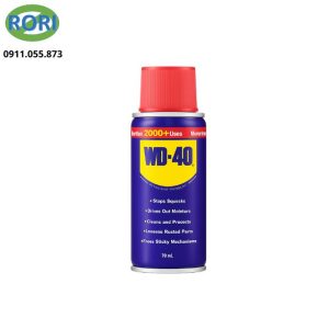 Chất bôi trơn size 70ml WD-40 hay còn gọi là chai xịt chống rỉ sét là sản phẩm bôi trơn hiệu quả cho các thiết bị cần bảo dưỡng hàng ngày. Dầu bôi trơn có khả năng bảo vệ bề mặt kim loại hiệu quả. Đây cũng là sản phẩm được nhiều thợ kỹ thuật và gia đình tin dùng.