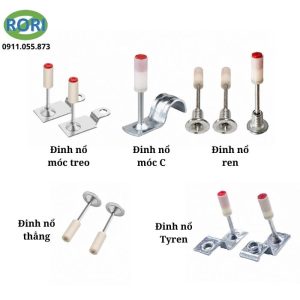 một số loại đinh nổ thông dụng