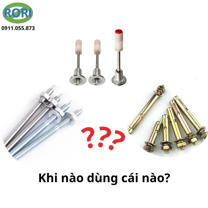 Đinh nổ, tắc kê nở và bu lông hóa chất là 3 giải pháp liên kết được sử dụng phổ biến trong các công trinh. từ xây dựng cho đến thi công M&E. vậy ưu nhược điểm của mỗi loại là gì? khi nào thì lựa chọn phương pháp nào?