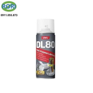 Dầu chống rỉ sét 200mL hay còn gọi là chất chống oxy hóa là loại chất bôi trơn có khả năng bảo vệ các chi tiết kim loại bằng cách tạo lớp màng mỏng ngăn cách với môi trường xung quanh. Sản phẩm này đến từ thương hiệu nổi tiếng Deli, với thiết kế dạng xịt tiện lợi cùng công dụng đa dạng. Sản phẩm sẽ mãng mang đế cho bạn trải nghiệm tốt nhất.