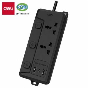 Ổ cắm điện đa năng CT709 là lựa chọn lý tưởng cho gia đình, văn phòng và góc làm việc hiện đại. Sản phẩm sở hữu thiết kế màu đen sang trọng, tích hợp 2 ổ cắm đa năng, 2 cổng USB-A và 1 cổng Type-C công suất 10.5/12W. Nhờ đó, người dùng có thể cấp nguồn và sạc nhiều thiết bị cùng lúc mà vẫn đảm bảo an toàn, chống giật, chống cháy và vận hành ổn định.