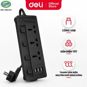 Ổ cắm điện đa năng CT710 là lựa chọn lý tưởng cho gia đình, văn phòng và góc làm việc hiện đại. Sản phẩm sở hữu thiết kế màu đen sang trọng, tích hợp 3 ổ cắm đa năng, 2 cổng USB-A và 1 cổng Type-C công suất 10.5/12W. Nhờ đó, người dùng có thể cấp nguồn và sạc nhiều thiết bị cùng lúc mà vẫn đảm bảo an toàn, chống giật, chống cháy và vận hành ổn định.