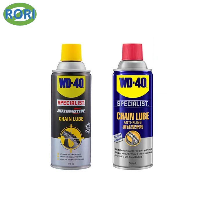 Chai xịt chống rỉ sét WD40 Specialist Chain Lube là giải pháp chuyên dụng dành cho hệ thống dây xích của xe máy, xe địa hình, xe ATV và xe kart. Sản phẩm giúp bôi trơn hiệu quả, giảm ma sát, chống mài mòn và ngăn ngừa rỉ sét trong điều kiện vận hành khắc nghiệt. Đây là lựa chọn phù hợp cho nhu cầu bảo dưỡng xe máy dây xích, giúp xích hoạt động êm ái, sạch sẽ và kéo dài tuổi thọ.