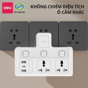 Ổ điện thông minh ET716 là giải pháp cấp nguồn an toàn cho không gian hiện đại. Ổ điện này được thiết kế hướng tới khả năng chống giật, chống cháy hiệu quả. Đây sẽ là bộ chuyển đổi nguồn đa năng phù hợp cho mọi nhu cầu sử dụng trong gia đình, văn phòng hiện nay.