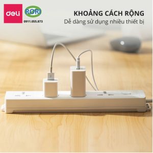 Ổ cắm điện đa năng ET403 là lựa chọn phù hợp cho gia đình, văn phòng và cửa hàng. Sản phẩm được trang bị 4 ổ cắm điện tiện lợi, dây nguồn dài 3m và công suất tối đa 2500W-10A. Thiết kế chắc chắn giúp cấp điện ổn định cho nhiều thiết bị điện tử, đồng thời tăng khả năng ổn áp và hỗ trợ chống giật trong quá trình sử dụng.