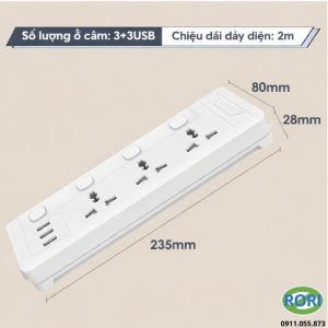 Ổ điện thông minh ET410 là giải pháp cung cấp nguồn điện an toàn và tiện lợi cho mọi không gian. Đây là ổ điện đa năng hỗ trợ chống giật, chống cháy vô cùng an toàn trong quá trình sử dụng.
