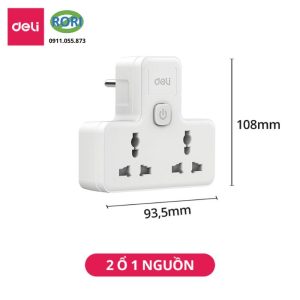 Việc mở rộng nguồn điện cho nhiều thiết bị sẽ trở nên đơn giản hơn với ổ điện chống cháy ET714. Sản phẩm có thiết kế nhỏ gọn, tích hợp công tắc nguồn riêng và 2 ổ cắm điện đa năng, giúp đáp ứng tốt nhu cầu sử dụng trong gia đình. Đây là loại ổ cắm điện đa năng hỗ trợ chống giật, chống cháy giúp tăng độ an toàn khi sử dụng lâu dài.