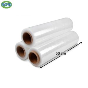 Màng co kích cỡ 2.5kg hay còn gọi là màng quấn pallet, màng PE, màng chít,.. Đây là cuộn màng khổ 50cm, với lõi phi nhỏ 51cm. Hỗ trợ chống ẩm, chống nước, bám dính và giảm trầy xước đáng kể.