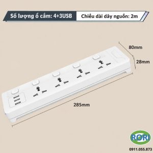 Ổ điện chính hãng Deli ET411 là loại ổ điện thông đến từ thương hiệu Deli. Đây là thương hiệu nổi tiếng với nguồn sản phẩm chất lượng uy tín. Sản phẩm này của Deli được thiết kế để tăng khả năng chống giật cũng như phù hợp với nhiều thiết bị điện tử khác nhau. Nếu bạn đang cần một ổ cắm điện đa năng thì đây sẽ là lựa chọn tuyệt vời cho bạn.