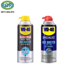 Nếu bạn đang tìm kiếm một máy thổi bụi cầm tay để làm sạch bụi bẩn trên các thiết bị điện tử, thì WD-40 Specialist air duster là lựa chọn rất đáng cân nhắc. Đây là thiết bị vệ sinh không khí dạng bình xịt khí nén giúp thổi bay bụi ở những vị trí khó tiếp cận. Sản phẩm phù hợp để vệ sinh bàn phím, camera, máy tính, máy in, thiết bị điện tử và nhiều linh kiện có độ chính xác cao.